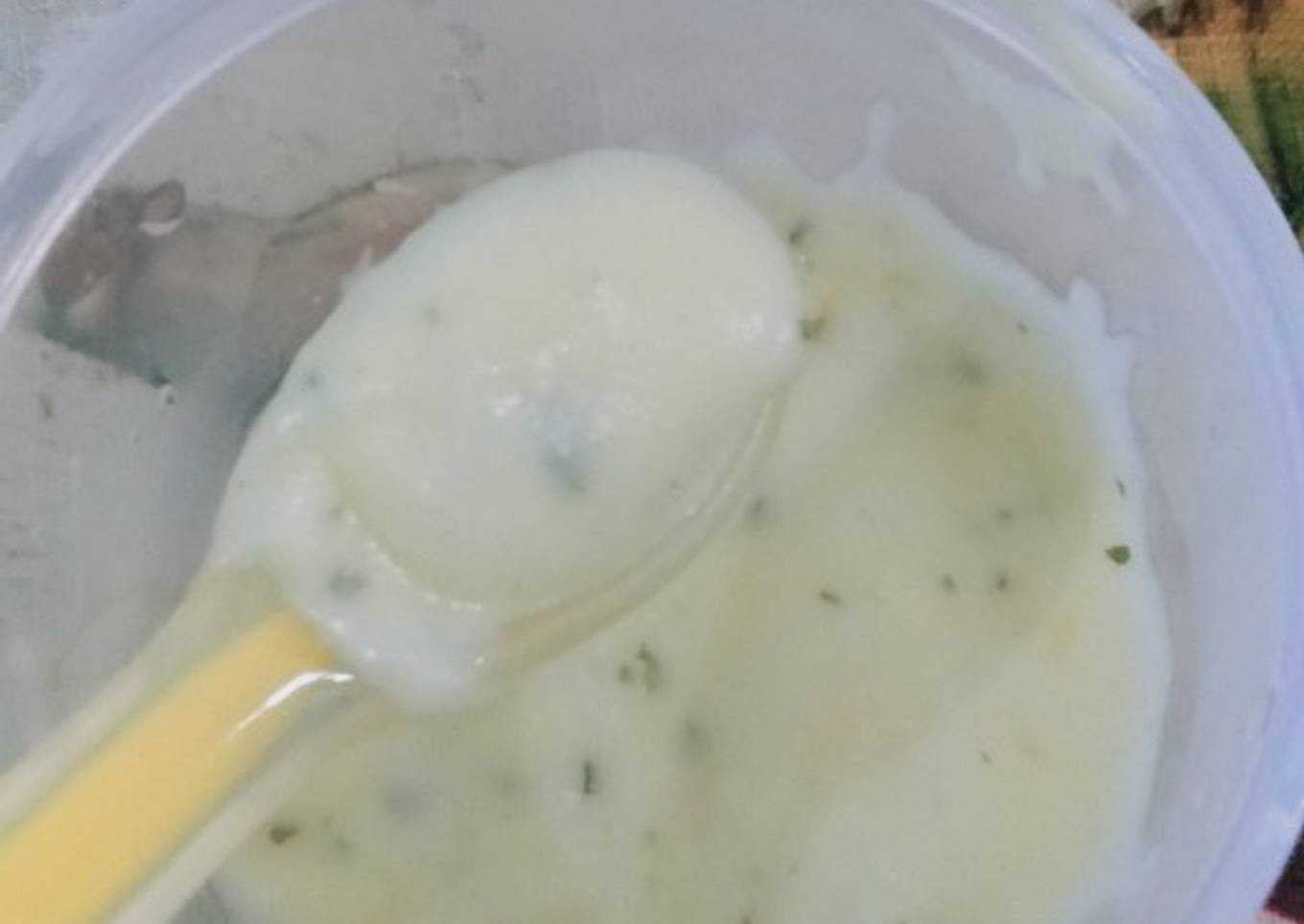 MPASI 7 BULAN: SELINGAN (MASHED POTATO)