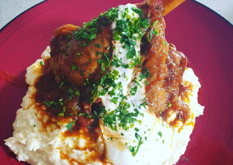 Slow Braised Lamb Shanks Slow Braised Lamb Shanks