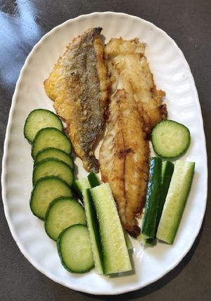 A picture of Fried Yellow Croacker.