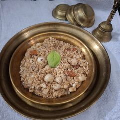 A picture of Panjiri. Bhog Prasad for Janmashtami.