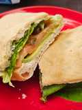 Sándwich de salmón