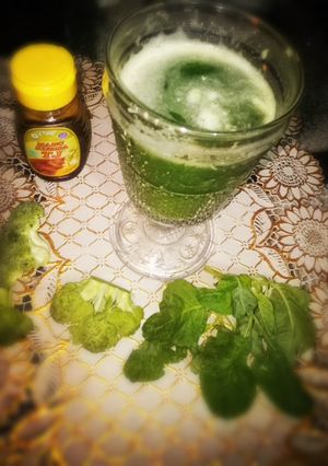 Foto resep Jus Brokoli Bayam #PejuangDapur#PeduliKankerPayudara#