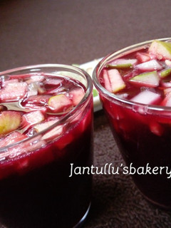 A picture of Zobo fruits punch.