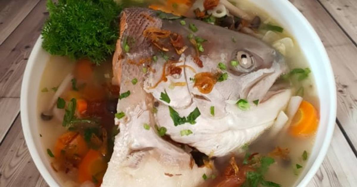 Resep Sop Kepala Ikan Salmon Oleh Hime Quin Kitchen Cookpad