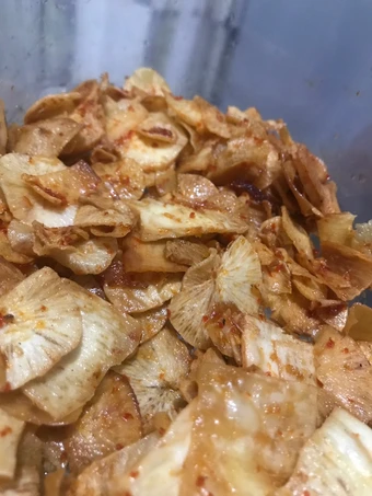 Cara Gampang Membikin Resep [178] Keripik Singkong Balado yang Sempurna Anti Ribet, Bisa Manjain Lidah