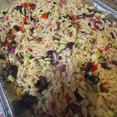 A picture of Easy Orzo Pasta Salad.