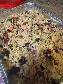 A picture of Easy Orzo Pasta Salad.