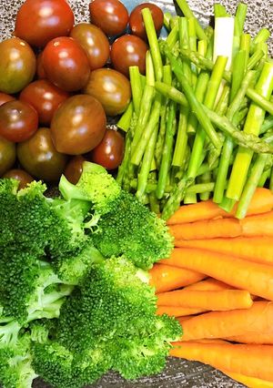 Hình của món Rau hấp.