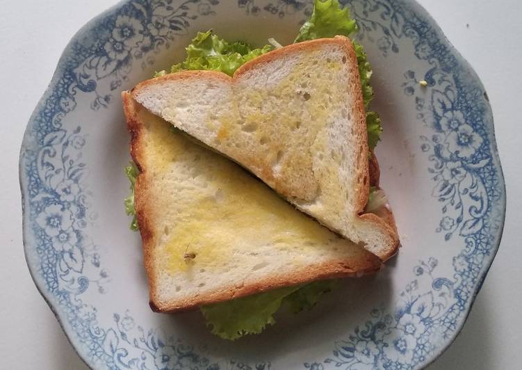step by step Memasak Simple Sandwich Jadi, Bisa Manjain Lidah