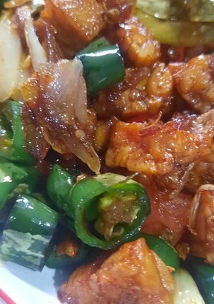 Foto resep Tumis tempe cabe ijo