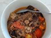 A picture of veggie meat