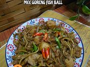 Gambar mee goreng fishball