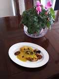 Filetes de pescado con curry