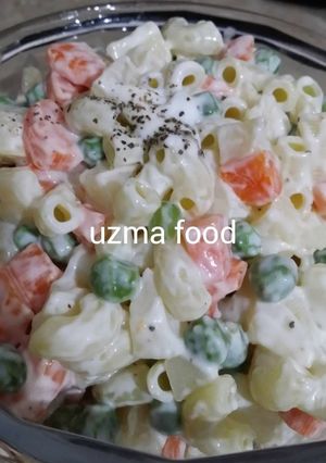 A picture of Russian salad#Eid meetup.