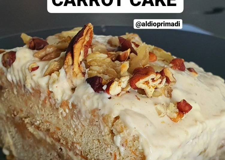 Resep Carrot Cake with Spiced Cream Cheese Frosting - AAP Recipe |  Menyiapkan Carrot Cake with Spiced Cream Cheese Frosting - AAP Recipe, Bisa Manjain Lidah