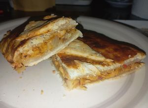 Una foto de Not-chicken pie vegano