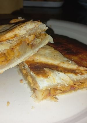 Una foto de Not-chicken pie vegano