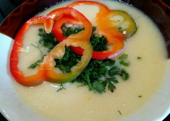 Сырный суп-пюре рецепт – Советская кухня: Супы. «Еда»