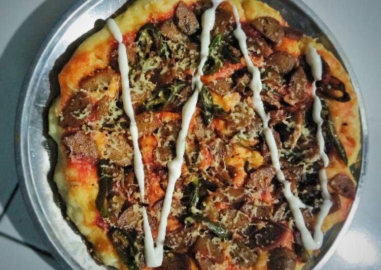 Bumbu mengolah Pizza teflon ala rumahan yang enak