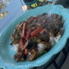 A picture of Chicken Stir Fry.