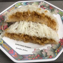 A picture of Stuffed Sweet Idiyappam (Sweet String Hoppers).