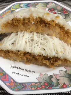 A picture of Stuffed Sweet Idiyappam (Sweet String Hoppers).