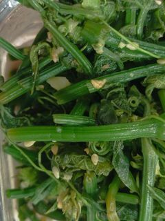 涼拌薑末龍鬚菜 的食譜成品照片