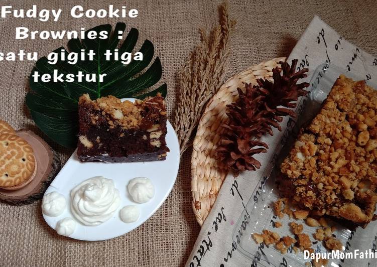 7 Resep: Fudgy Cookie Brownies yang Lezat Sekali