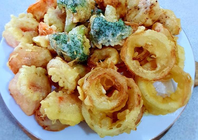 Recipe of Super Quick Homemade Deep Fry Vegetables Tempura