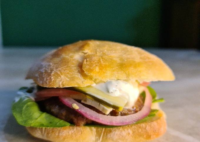 Recipe of Favorite Lamb burger