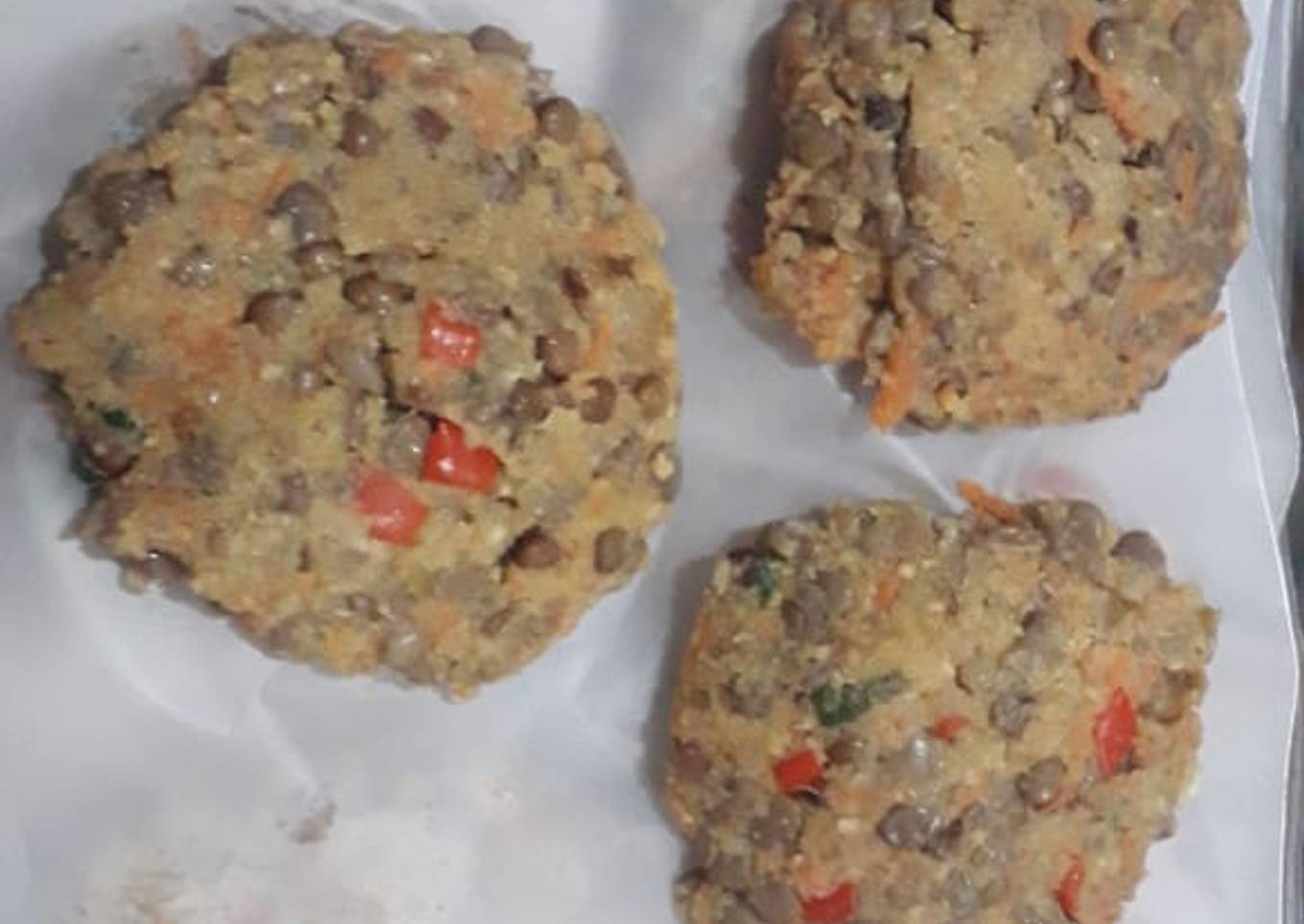 Hamburguesa de lentejas