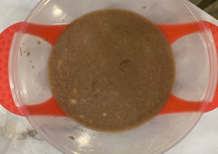 Resep: MPASI 6 BULAN 4 ⭐️Bubur Ubi Dori Jagung yang Renyah