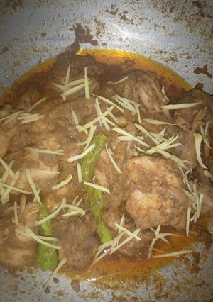 A picture of Chicken shanwari karrhai.