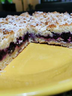 Una foto de Pastel de arándanos!!!