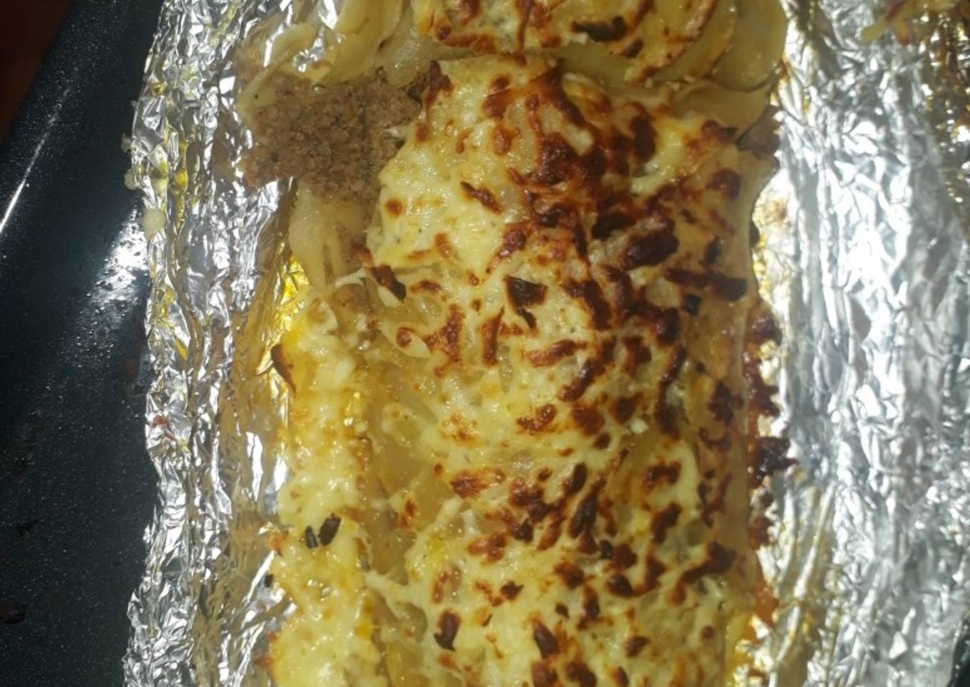 Arreglado de papa con carne