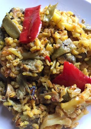 Foto principal de Arroz sequito de coliflor 🥦 y verduritas, exprés