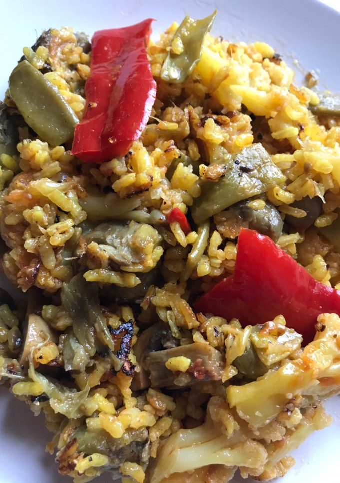 Una foto de Arroz sequito de coliflor 🥦 y verduritas, exprés