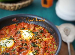 Une photo de Tajine merguez oeufs