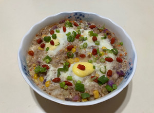 山藥豬絞肉蒸雞蛋（大同電鍋） 的食譜成品照片