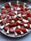 Ensalada caprese para gente menuda