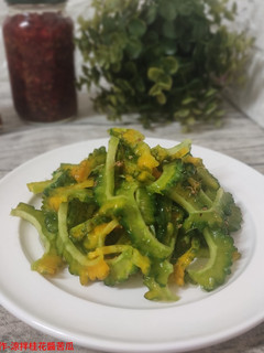涼拌桂花醬苦瓜 的食譜成品照片