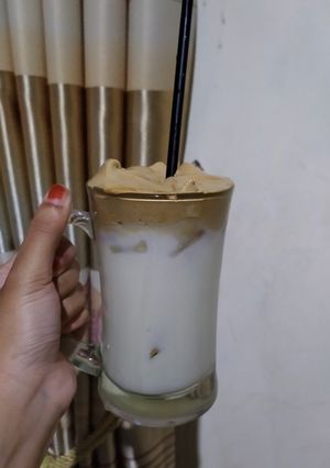 Foto resep Dalgona coffee tanpa mixer/whisk