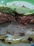 Taco suizo de atún ahumado