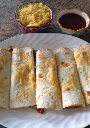 Una foto de Burritos de carne molida