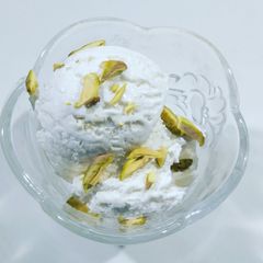 Homemade Vanilla Ice Cream A picture of Homemade Vanilla Ice Cream.