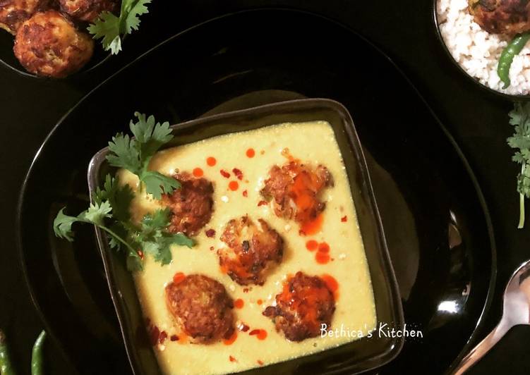 Easiest Way to Make Favorite Cabbage Kofta Kadhi