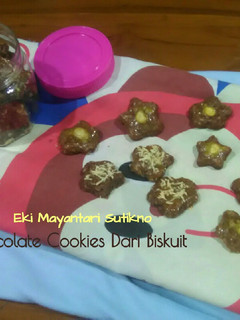 Foto resep Kukis Coklat Dari Biskuit