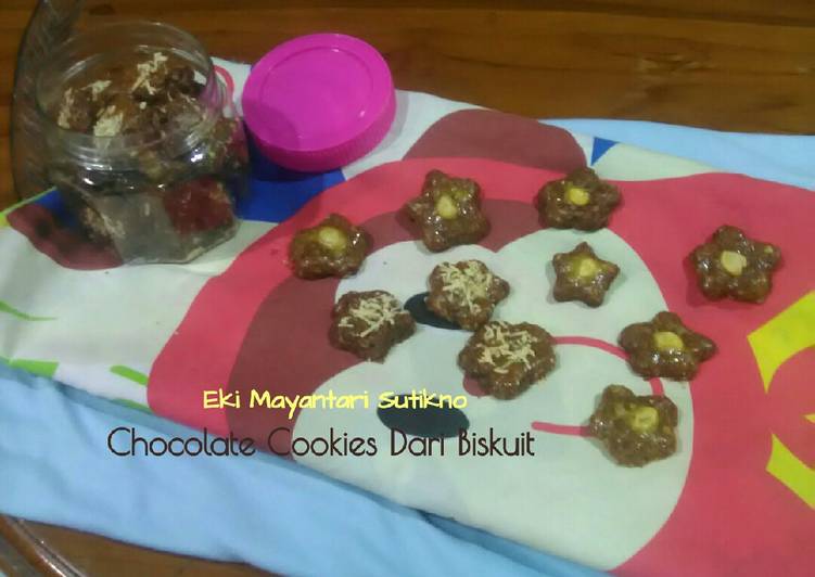 Kukis Coklat Dari Biskuit