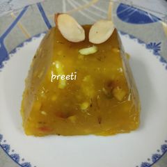 A picture of Custard halwa.