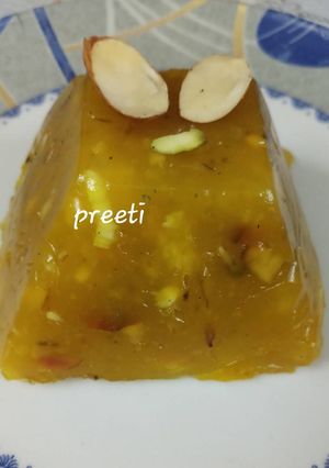 A picture of Custard halwa.